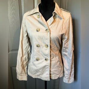 SERENADE Medium Beige short  “Mini” Trench Coat